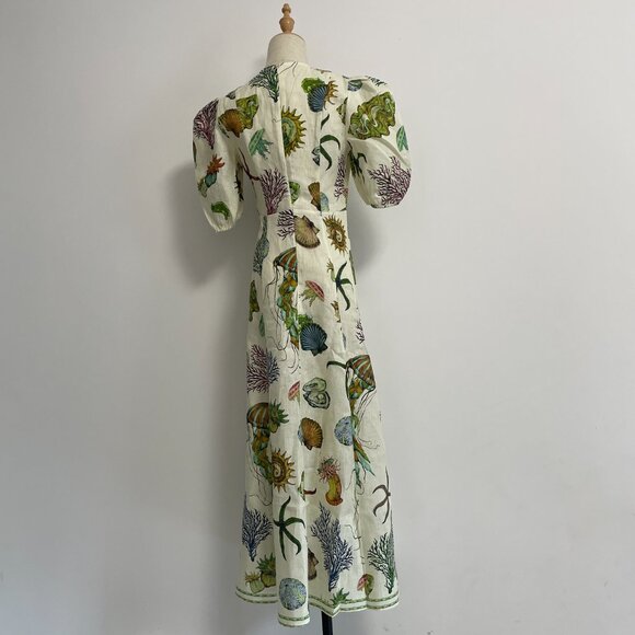 ALEMAIS Shell Fish Flared Dress - Picture 11 of 16